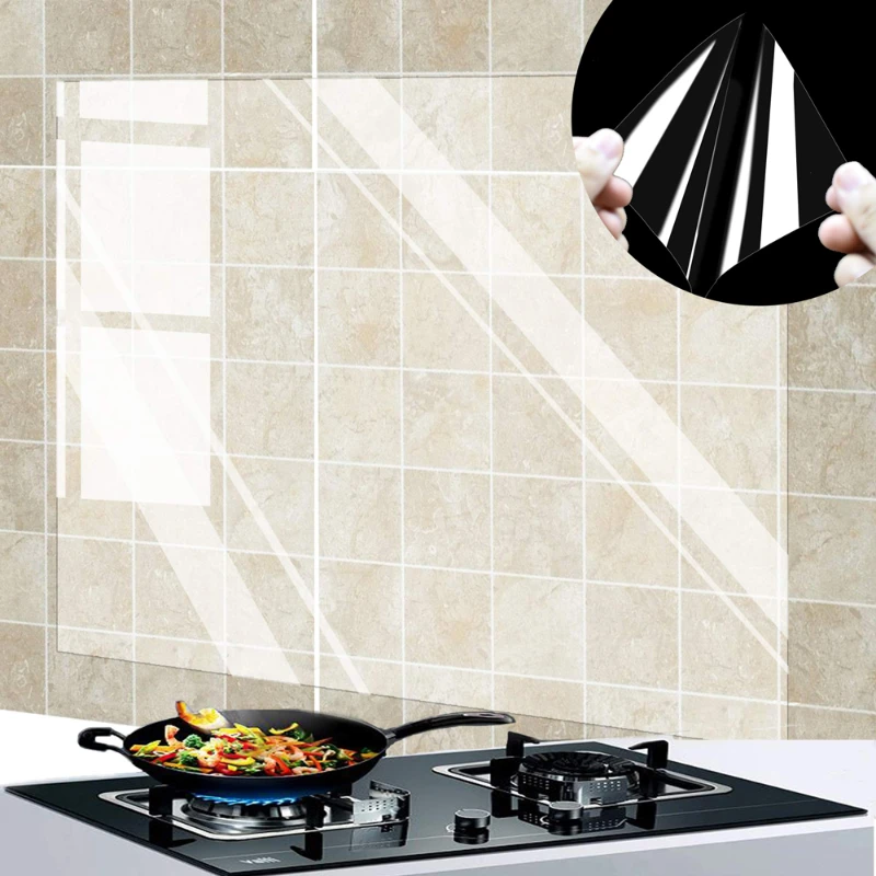 Commercial Kitchen Wall Panels - 1Pc Kitchen Oil Proof Wall Sticker