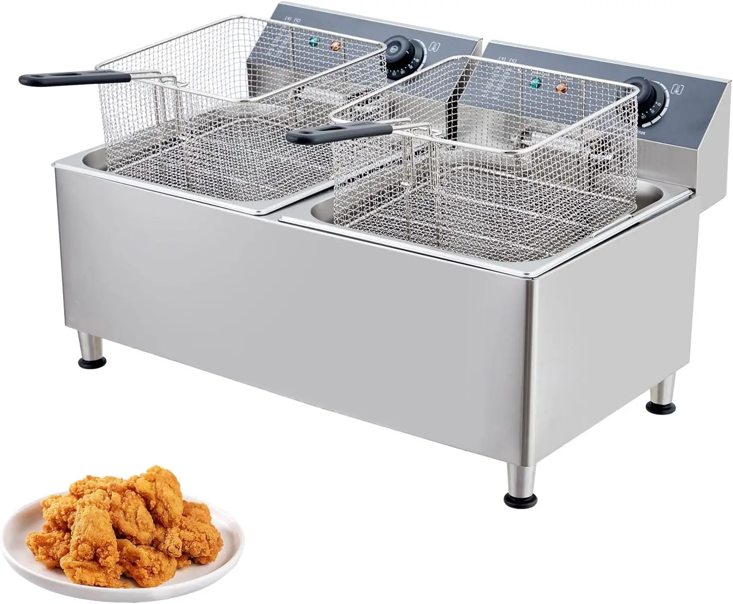 Deep Fryer Commercial - 23.2 Quart Commercial Electric Deep Fryer,