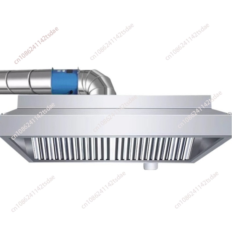 Commercial Kitchen Range Hood - Commercial Stainless Steel Range Hood, Large