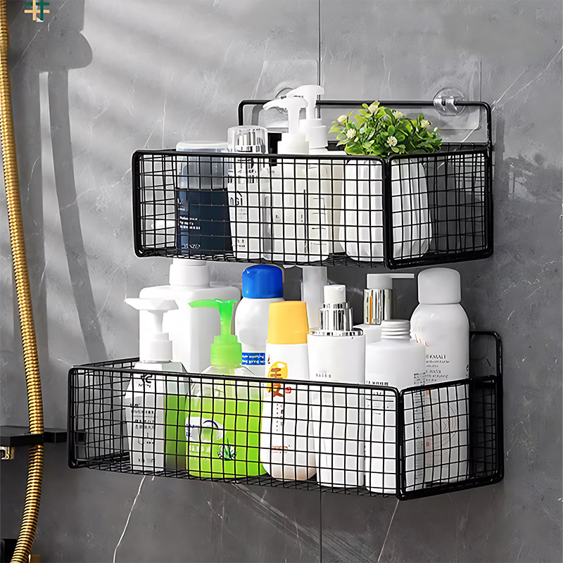 Commercial Kitchen Wall Shelves - Punch Free Storage Organizer Wall Hanging