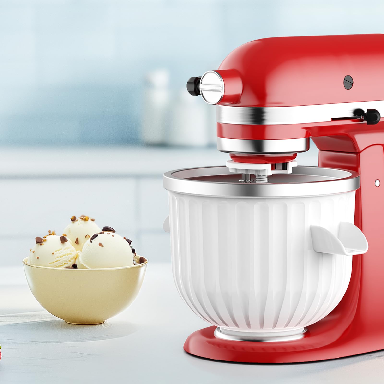 Commercial Kitchen Accessories - 2 Quart Ice Cream Maker Attachment