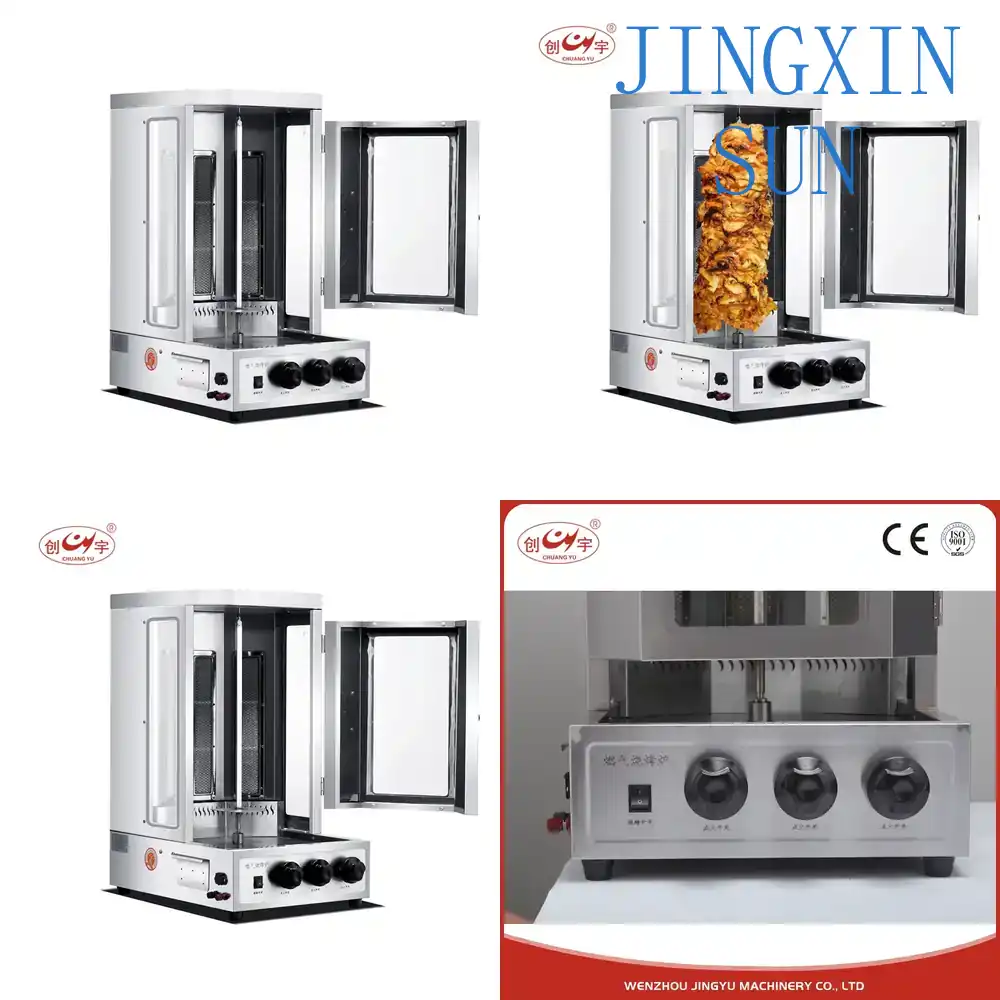 Commercial Kitchen Parts & Service - Shwarma Making Machine for Meat Products