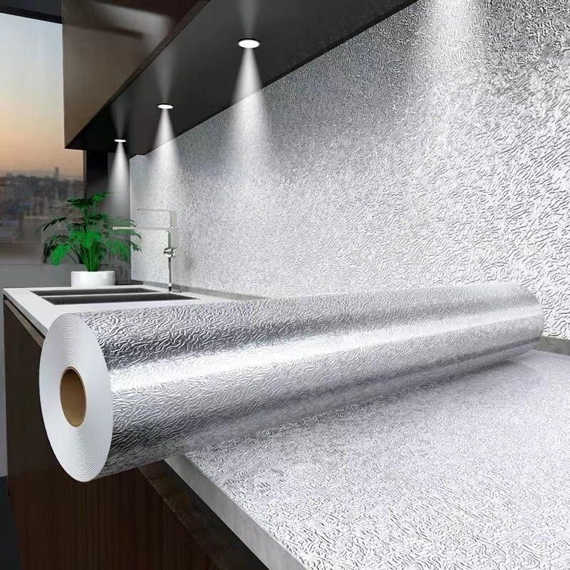 Commercial Kitchen Wall Panels - 60cm*1m Self-Adhesive Stickers Oil-proof Shelf Liner