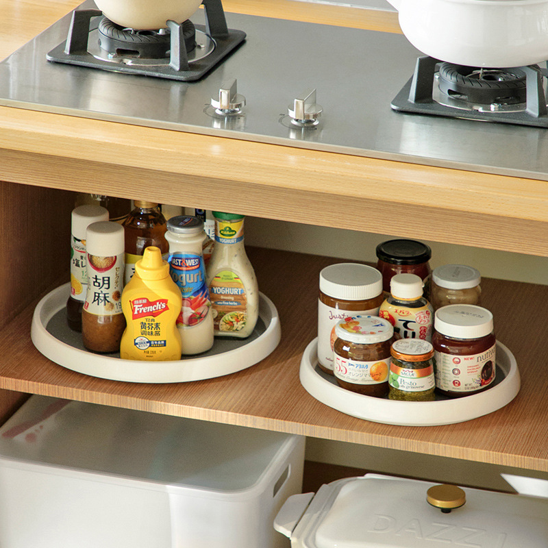 1/4Pcs 360 Rotatable Anti Slid - Commercial Kitchen Wall Shelves ulasan dan harga