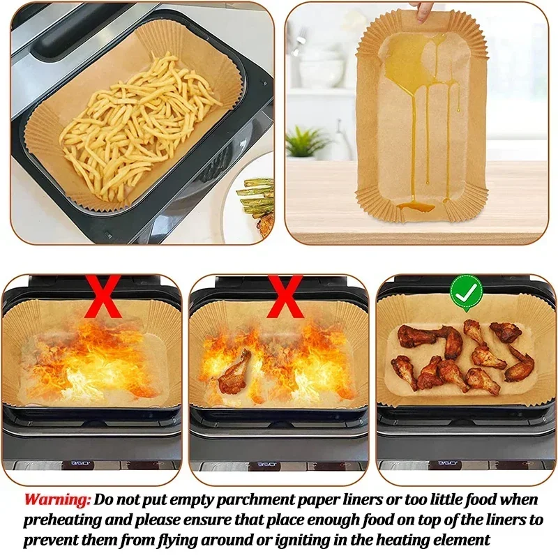Disposable Air Fryer Paper Non - Deep Fryer Commercial ulasan dan harga