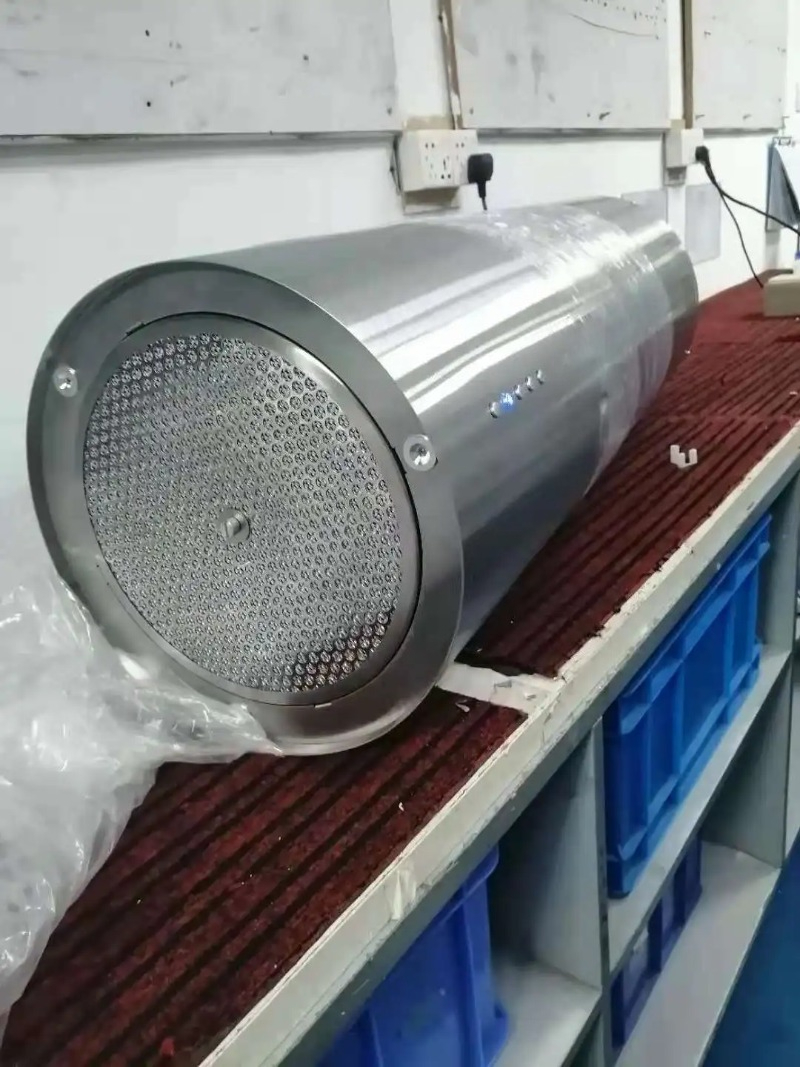 New Design Island Cylindrical  - Commercial Kitchen Hood Design ulasan dan harga