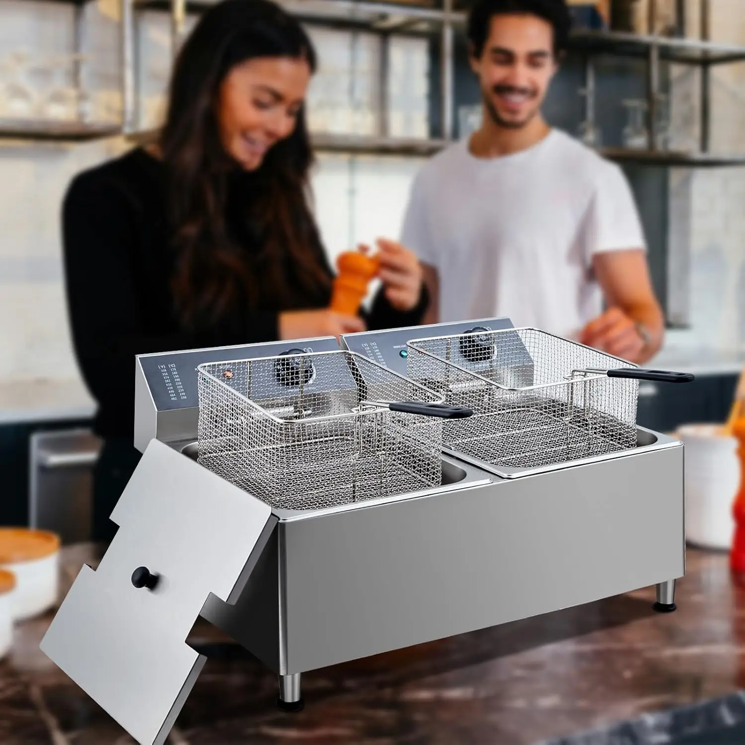 23.2 Quart Commercial Electric - Deep Fryer Commercial ulasan dan harga
