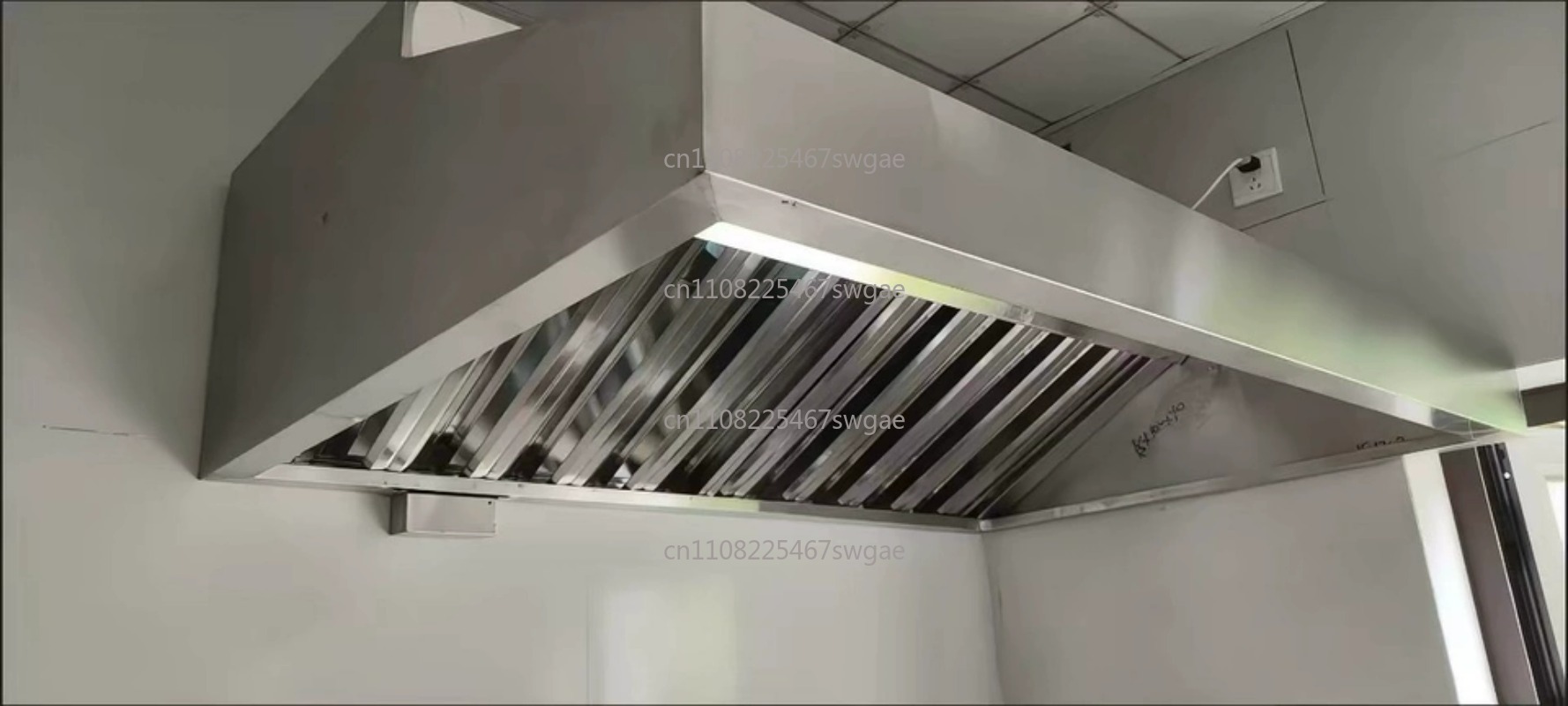 Steel Kitchen Exhaust Hood Hig - Commercial Kitchen Range Hood ulasan dan harga