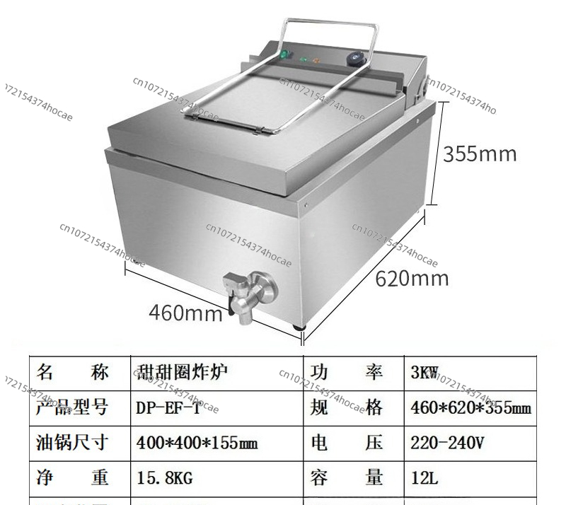Large Capacity Constant Temper - Deep Fryer Commercial ulasan dan harga