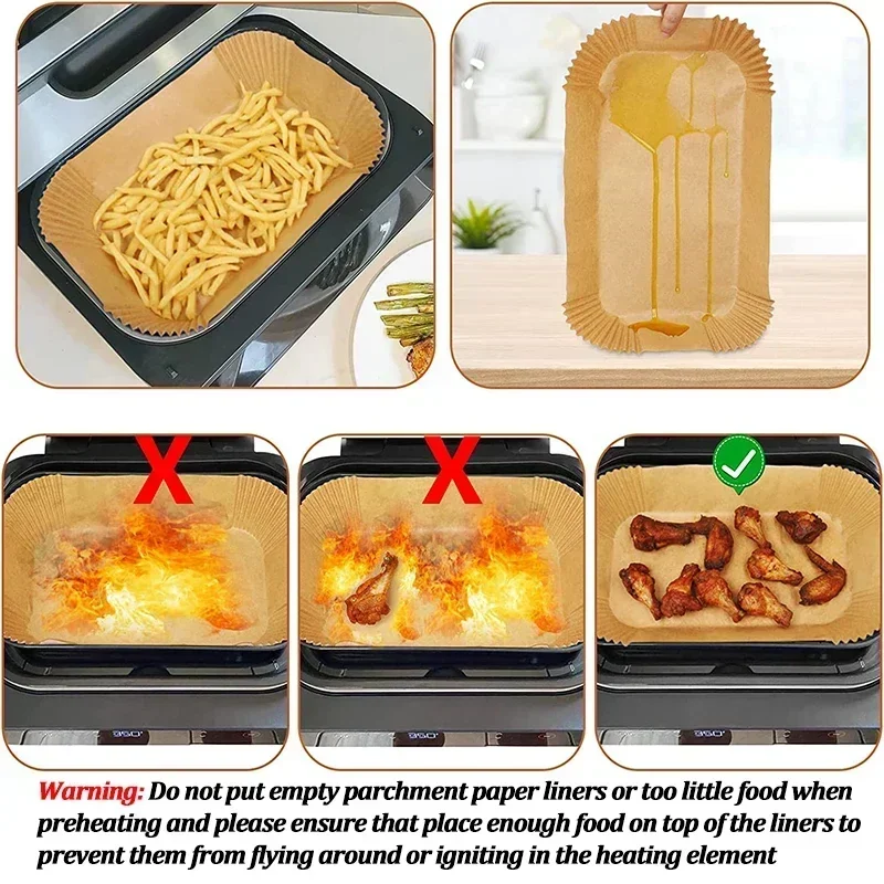 Disposable Air Fryer Paper Non - Deep Fryer Commercial ulasan dan harga
