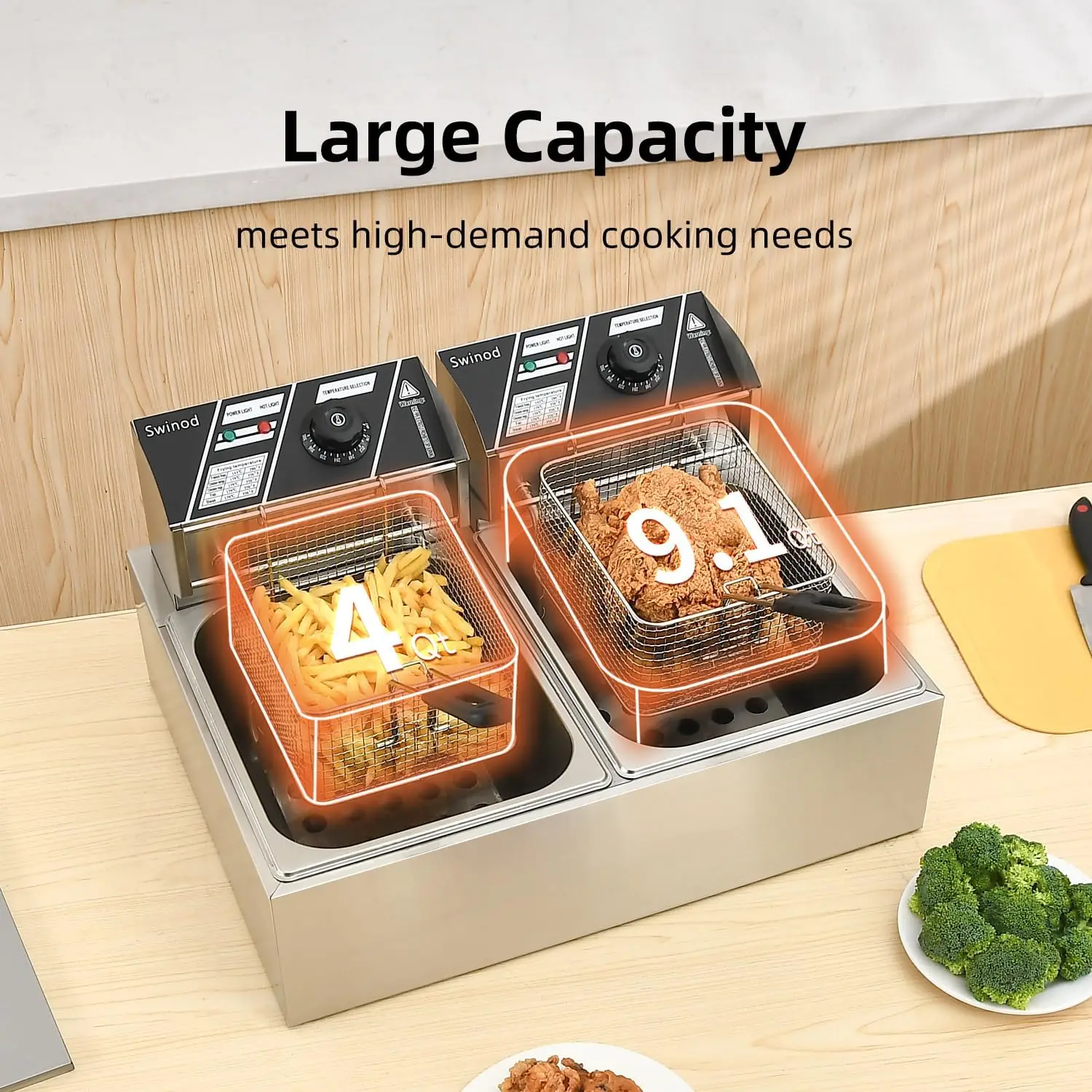 Commercial Deep Fryer with Bas - Deep Fryer Commercial ulasan dan harga