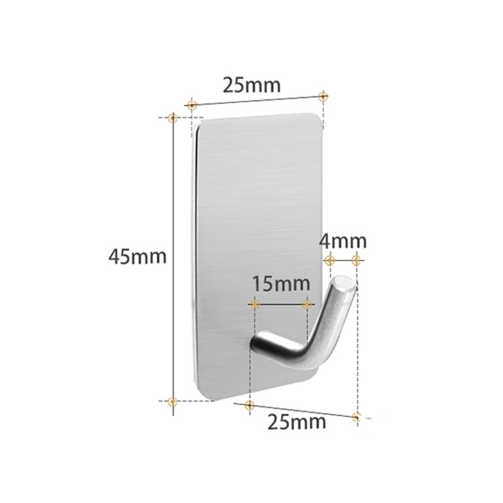 1-10Pcs Self Adhesive Hook Sta - Commercial Kitchen Wall Shelves ulasan dan harga
