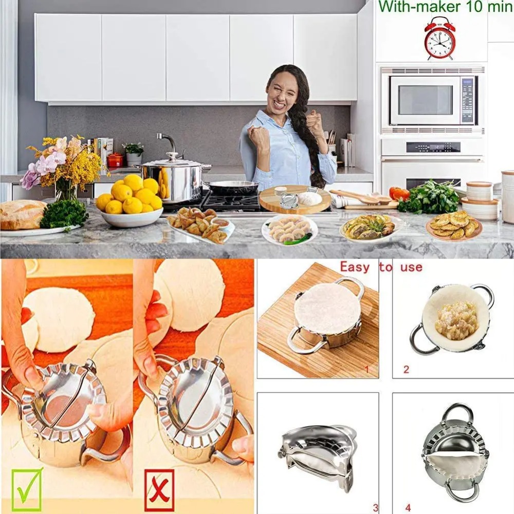 Stainless Steel Dumpling Maker - Commercial Kitchen Accessories ulasan dan harga