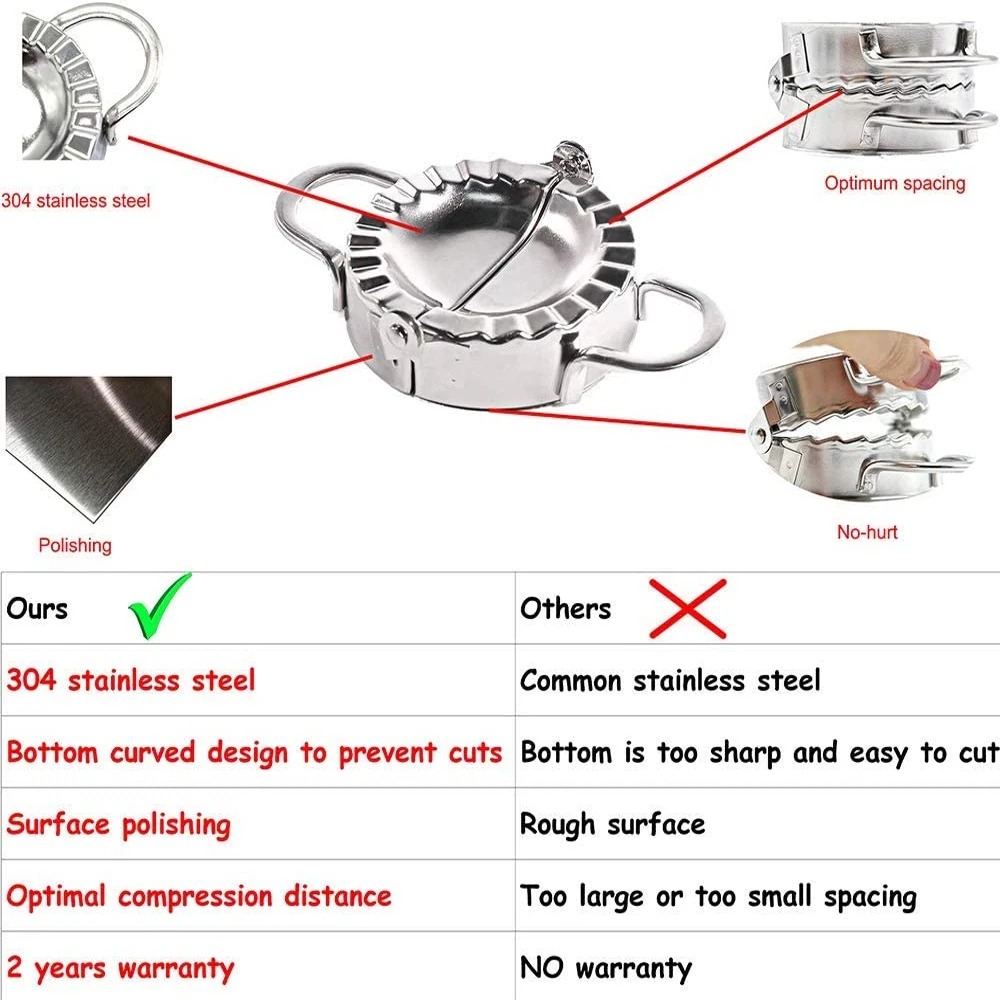 Stainless Steel Dumpling Maker - Commercial Kitchen Accessories ulasan dan harga