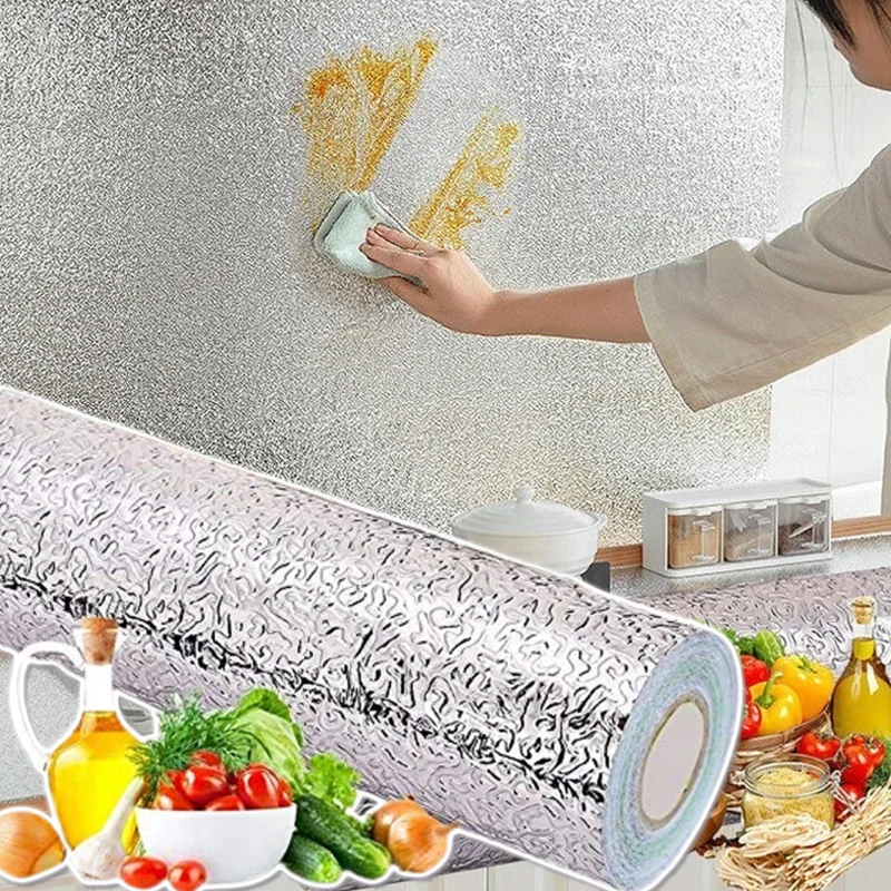 Aluminum Foil Anti Oil Kitchen - Commercial Kitchen Wall Panels ulasan dan harga