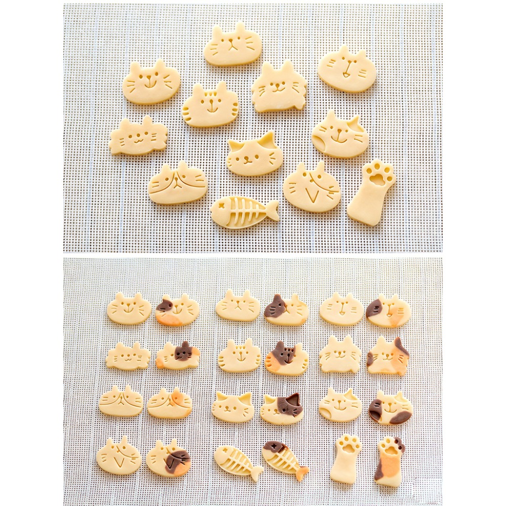 Cute Kitten DIY Stamp Cookie C - Commercial Kitchen Accessories ulasan dan harga