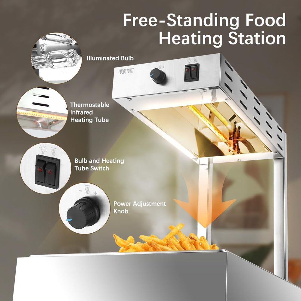 French Fry Warmer, Commercial  - Commercial Kitchen Accessories ulasan dan harga