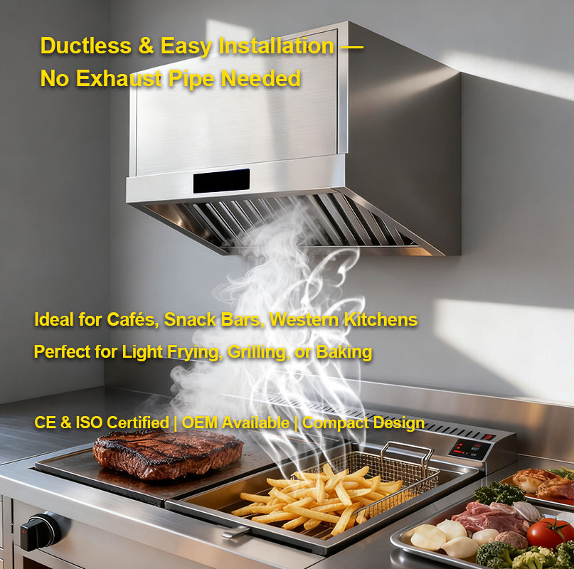 Stainless Steel Smart Range Ho - Commercial Kitchen Range Hood ulasan dan harga
